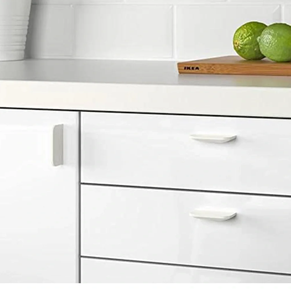 Ikea Berghalla Drawer Pull Cabinet Handle White 2 3/16